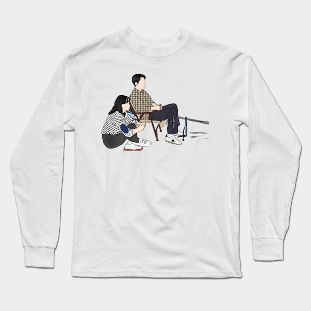 Crash Course In Romance Korean Drama Long Sleeve T-Shirt by ArtRaft Pro